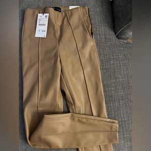 Zara Leather Leggings - new with tags!